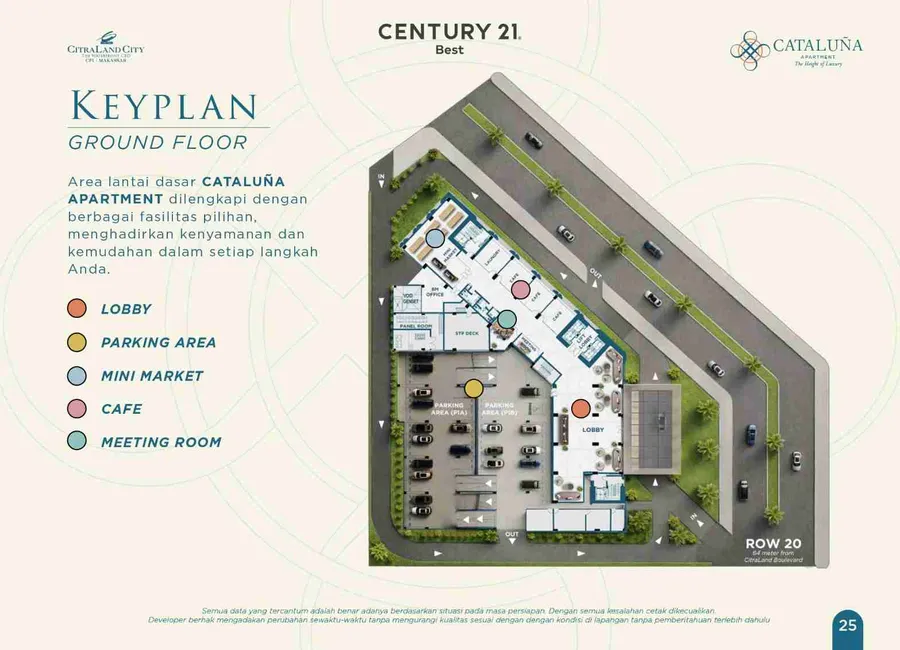 Apartemen mewah posisi paling depan di kawasan cpi dan berhadapan dgn mall Ciputra world photo 5