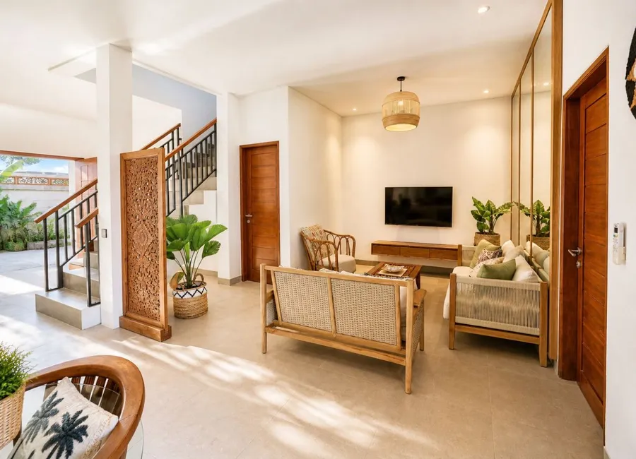 [LUXURY TROPICAL] Dijual Villa Modern 3 Lantai Hadap Utara dengan Private Lap Pool & Rooftop photo 1