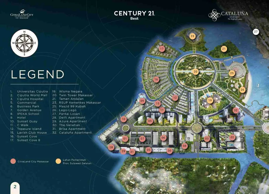 Apartemen mewah posisi paling depan di kawasan cpi dan berhadapan dgn mall Ciputra world photo 2