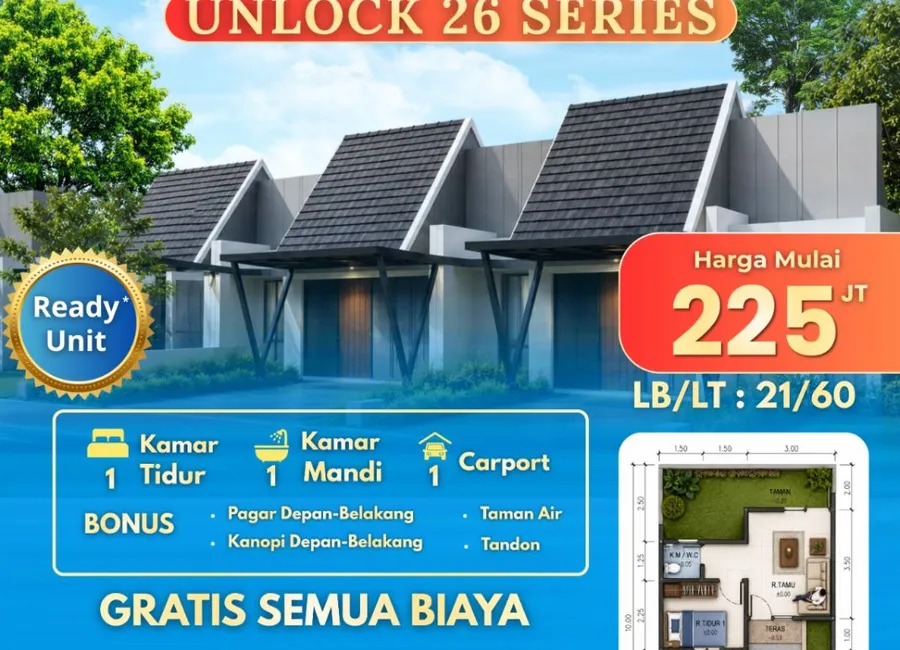 Dijual Rumah Murah Grand Kedamean Regency di Gresik