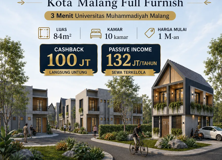 Rumah Kost Baru di Dekat Kampus UMM Malang