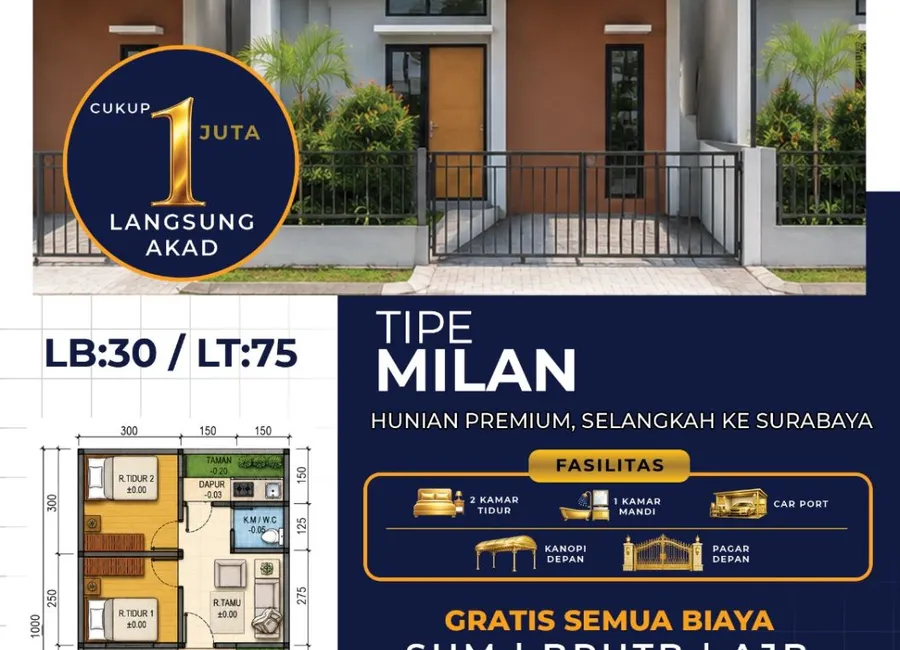 Dijual Rumah mewah Grand Pavillion Regency Selangkah Kota Surabaya photo 3