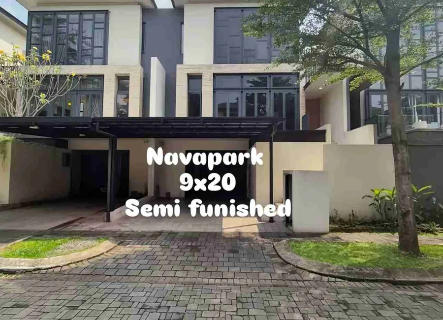 Rare Item! Dijual Cepat Rumah Lancewood NavaPark, Fasilitas Lengkap & Lokasi Terdepan. photo 1
