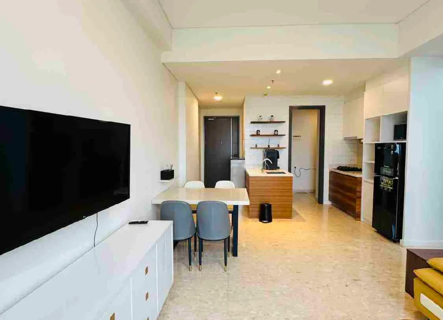 Sewa Cozy Apartemen 2 BR Marigold Full Furnished di Navapark photo 1