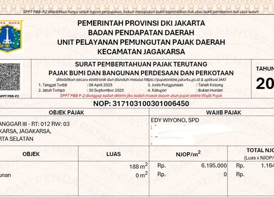JUAL MURAH TANAH DI JAGAKARSA Sesuai NJOP photo 5