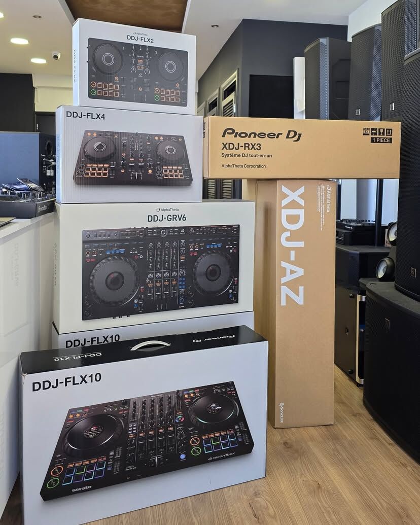 IDR 1500,  AlphaTheTa XDJ-AZ, Pioneer DJ CDJ-3000, Pioneer DJ DDJ-FLX10, AlphaTheta CDJ-3000X, Alpha