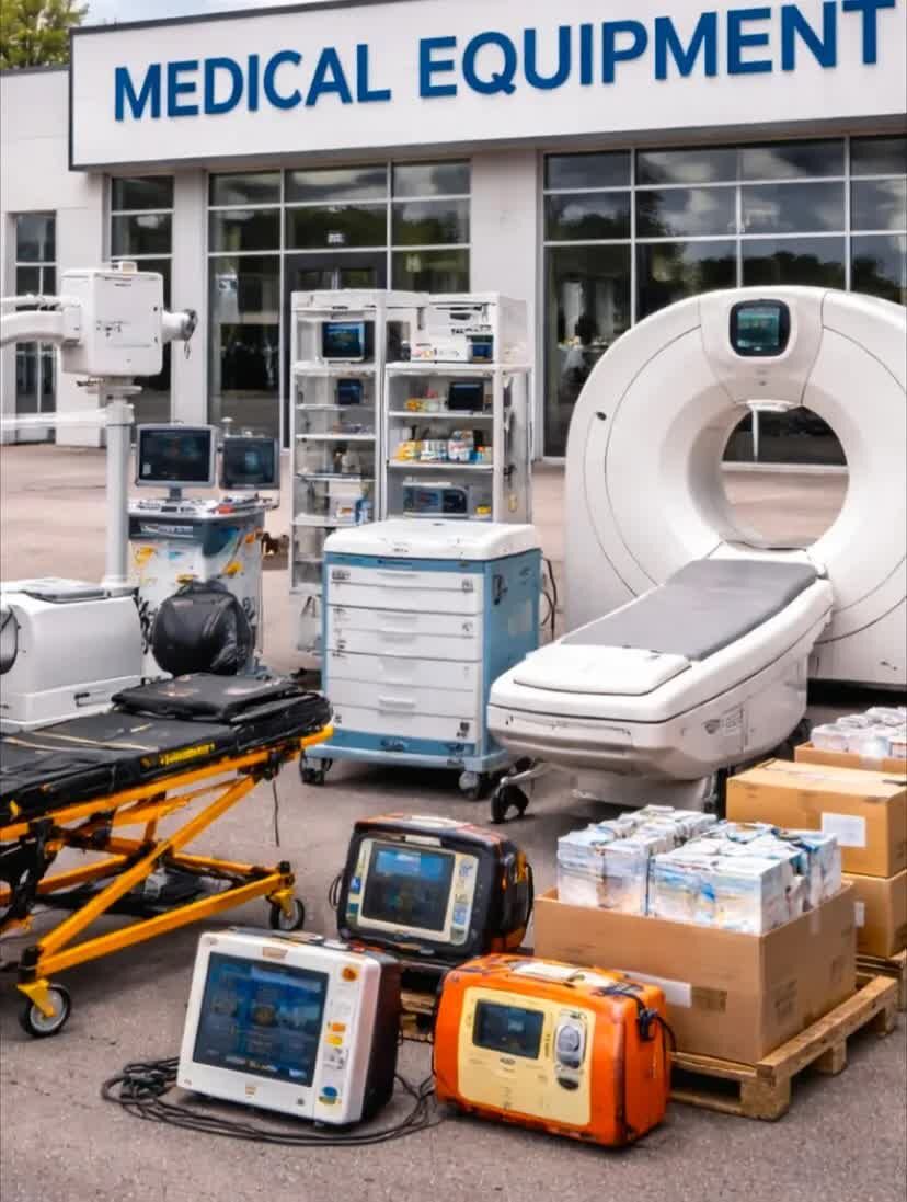 IDR 500,  Medical Equipment, Gloves, ECG Devices, Surgical Equipment, Dental Equipment, Ultrasound,