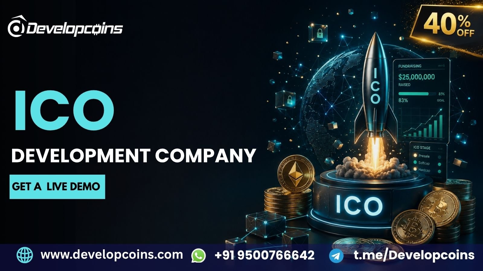 Turn Your Blockchain Vision into a Fundraising Platform with ICO Development