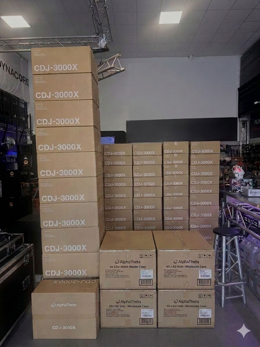 IDR 1500,  AlphaTheTa XDJ-AZ, Pioneer DJ CDJ-3000, Pioneer DJ DDJ-FLX10, AlphaTheta CDJ-3000X, Alpha photo 3