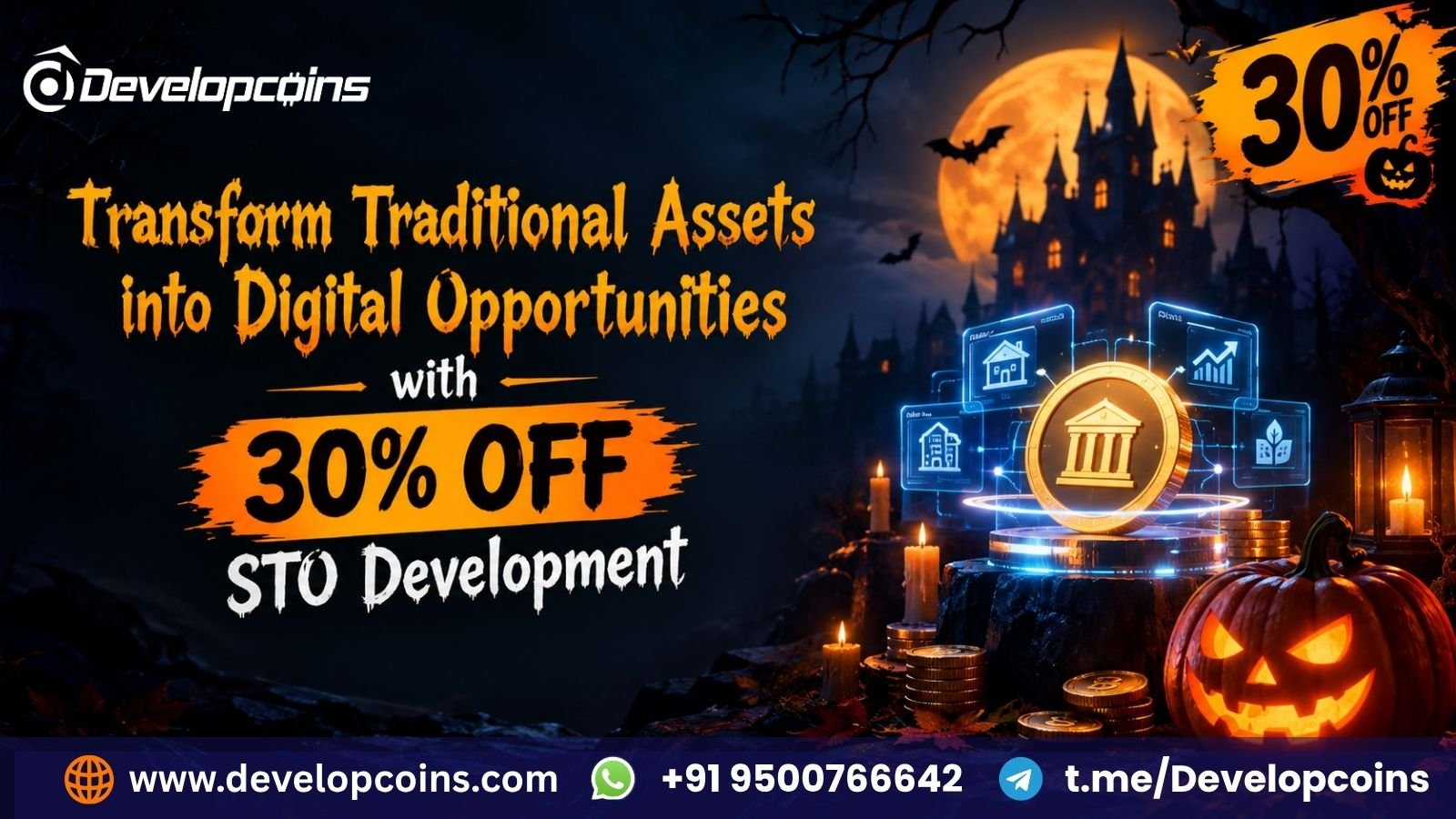 Transform Traditional Assets into Digital Opportunities with 30% OFF STO Development