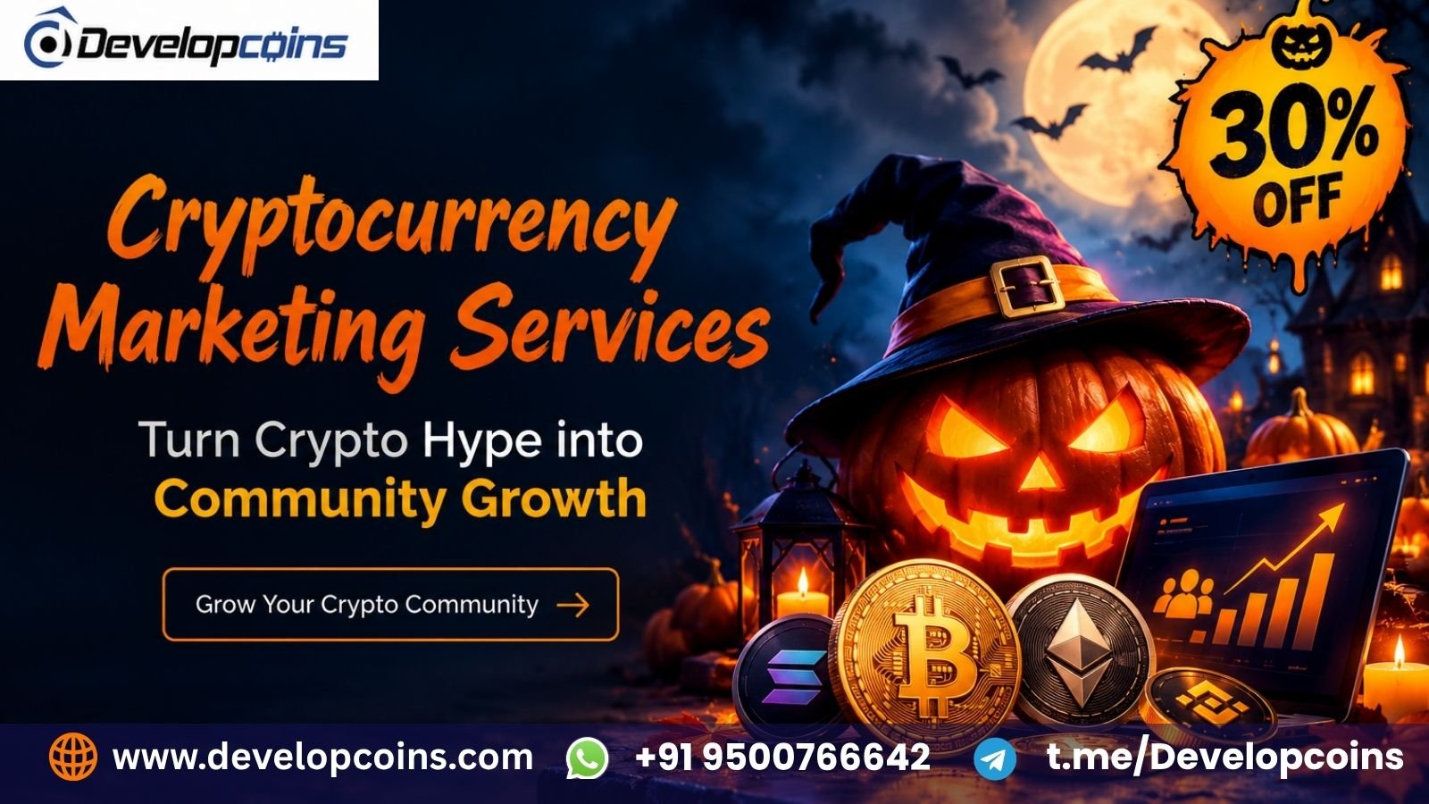 Turn Crypto Hype into Community Growth with 30% OFF Cryptocurrency Marketing Services photo 1