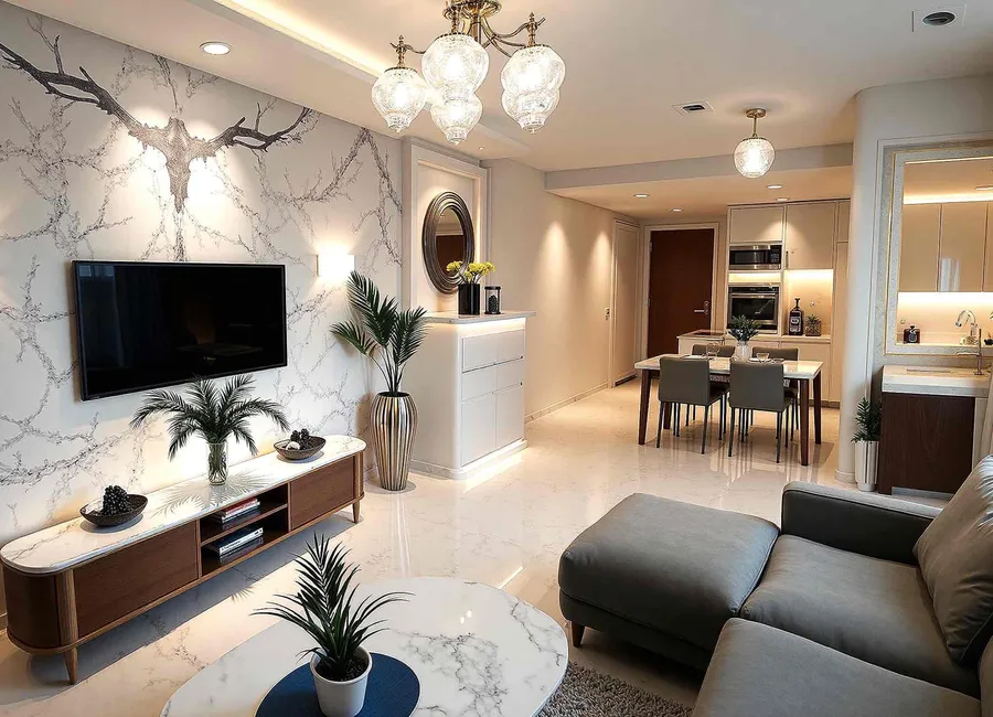 HANYA 1 UNIT! 3 Bedroom Sky House BSD 1,2M an samping AEON MALL BSD photo 2