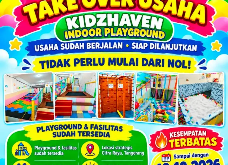 Peluang usaha take over indoor playground (Bisa NEGO) photo 1