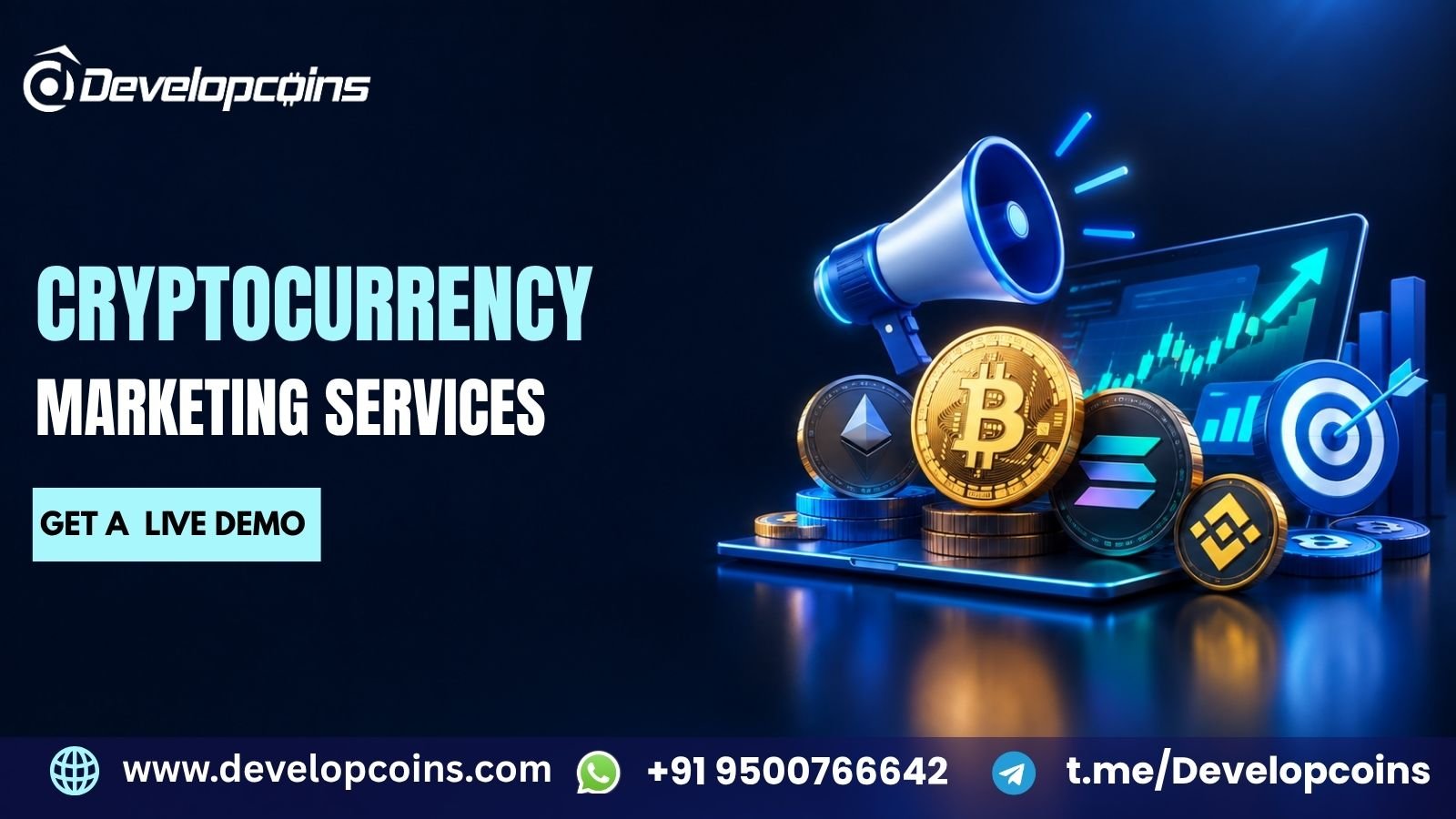 Turn Crypto Innovation into Digital Influence with Cryptocurrency Marketing Services 🚀