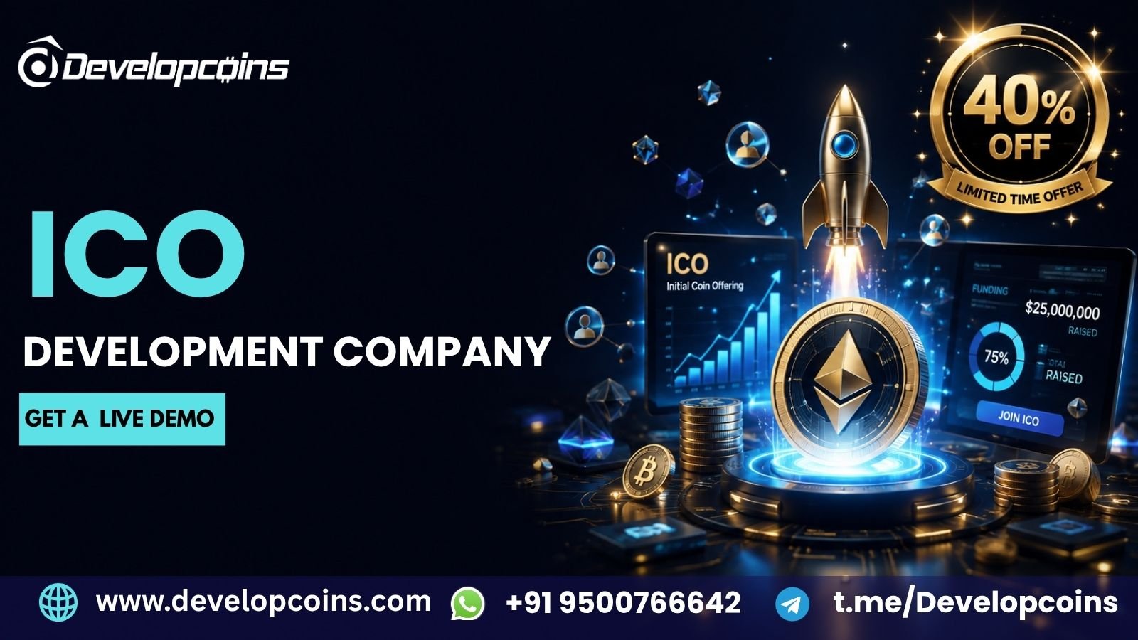 Transform Your Web3 Idea into a Token Launch with ICO Development