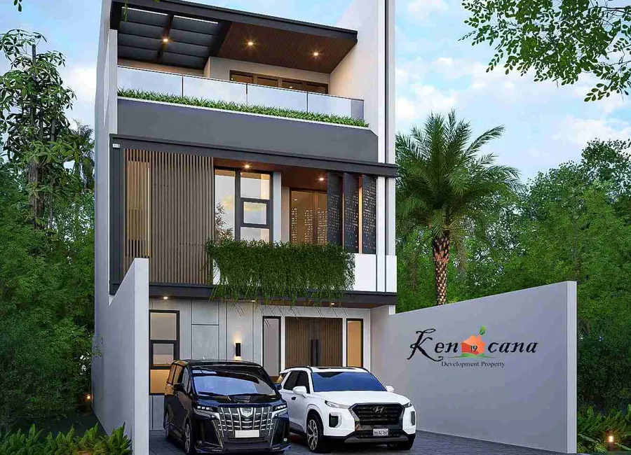 Rumah baru, exclusive dalam komplrk 3 lantai + rooftop di Jagakarsa Jaksel photo 2