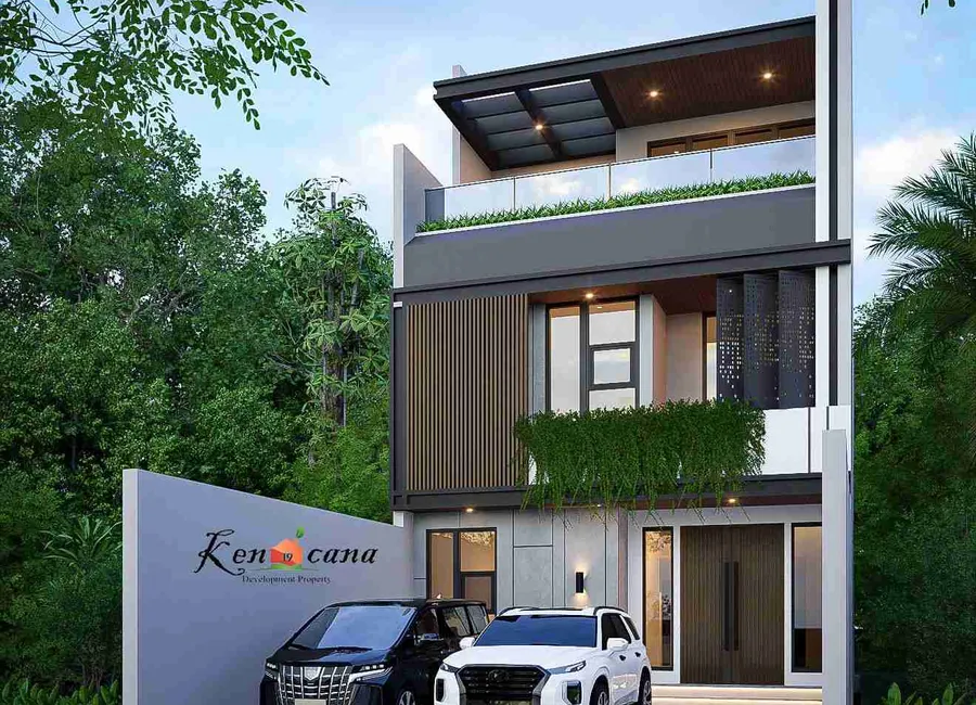 Rumah baru, exclusive dalam komplrk 3 lantai + rooftop di Jagakarsa Jaksel photo 1