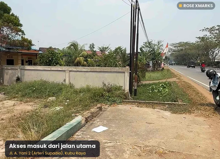 Tanah 1.459 mÂ² Tepi Jl. A. Yani 2 Kubu Raya, Jalur Tronton, 3 Km ke Bandara photo 5
